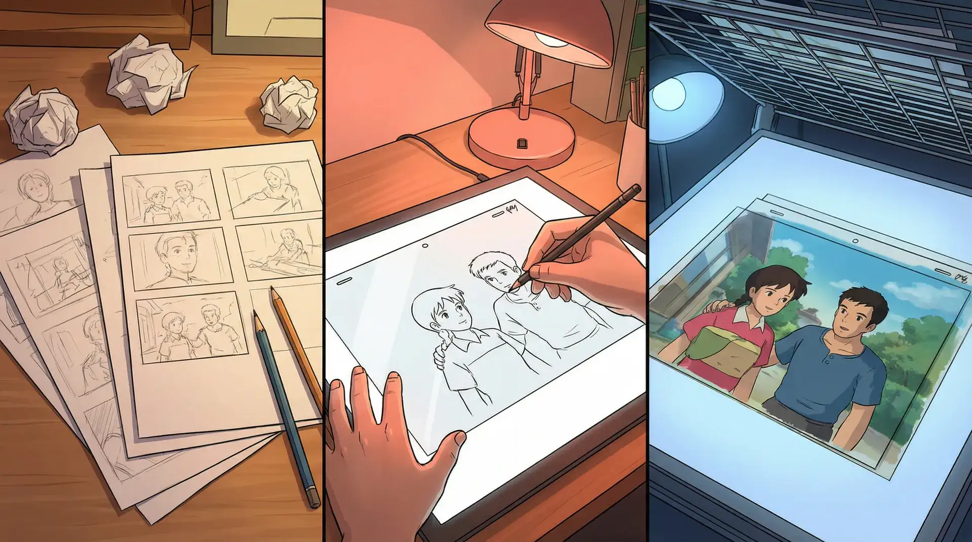 动画制作中的速度线与冲击波表现 - 里番 技术讲解